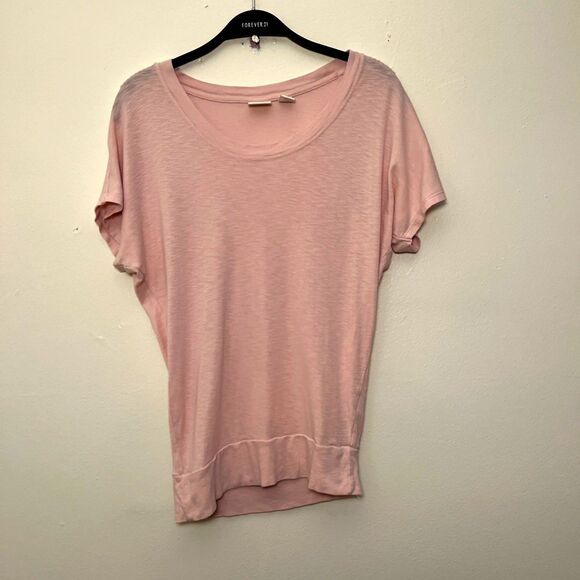 Saint Tropez West Women’s Modal Knit Bat Wing Crewneck Tee, Pink- XS - Picture 2 of 8